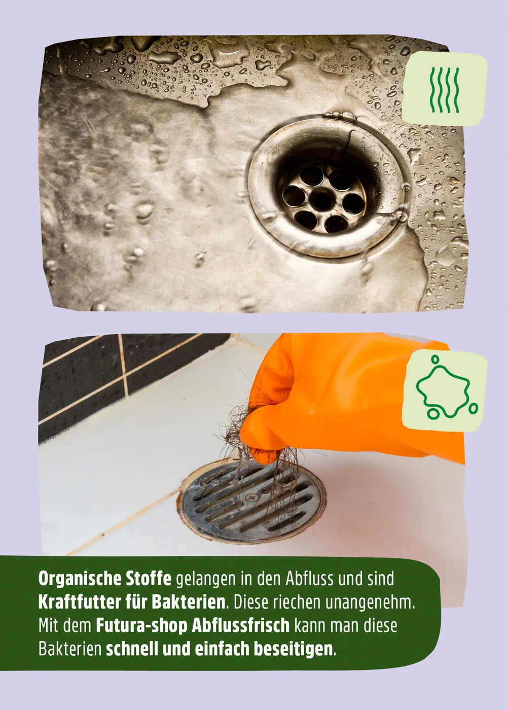 Mikrobiologischer Abflussreiniger | Rohrreiniger | 500 ml