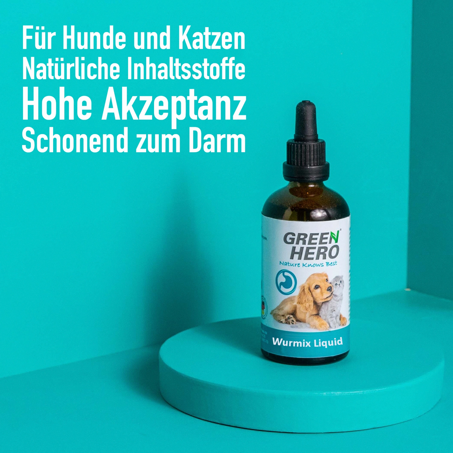 Wurmix Liquid für Hunde und Katzen