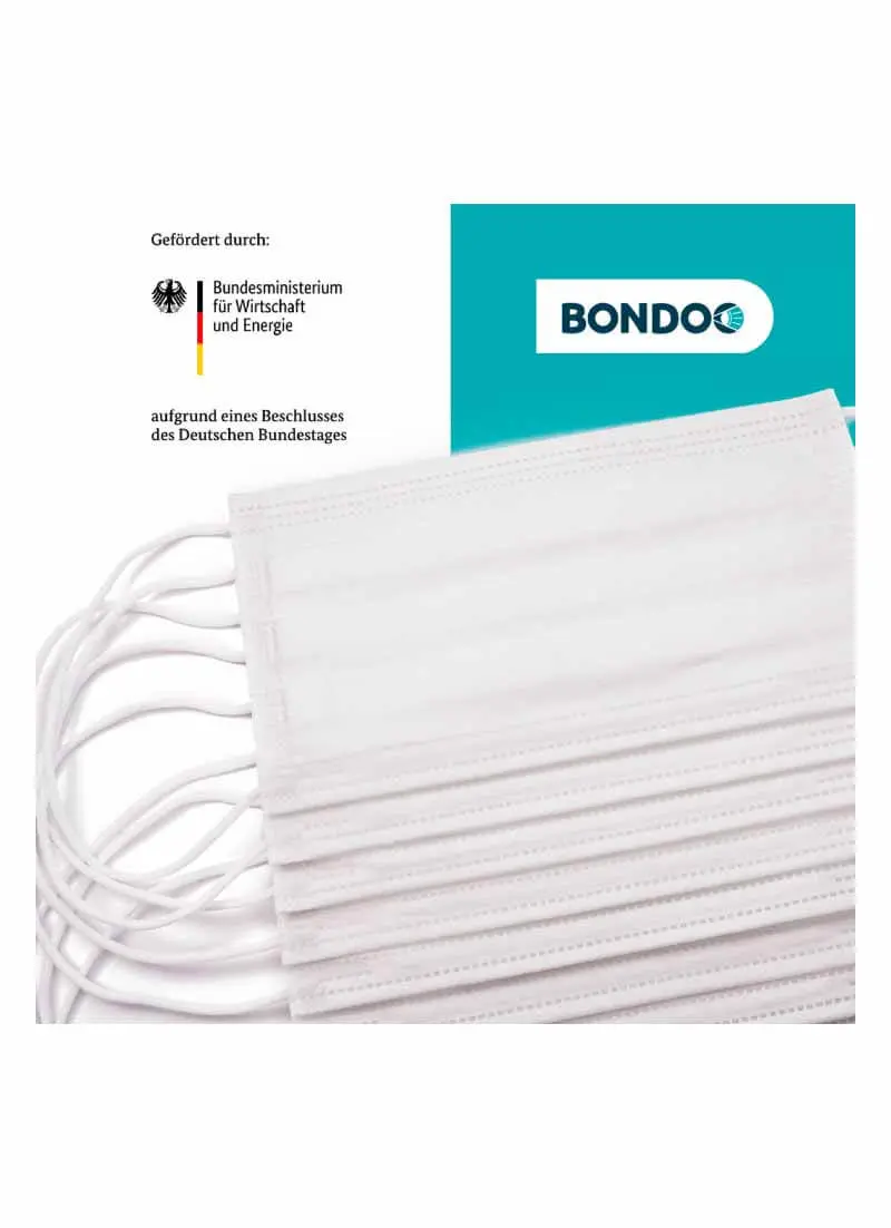 Bondoo medizinische Mund- und Nasenmaske – 50er Pack