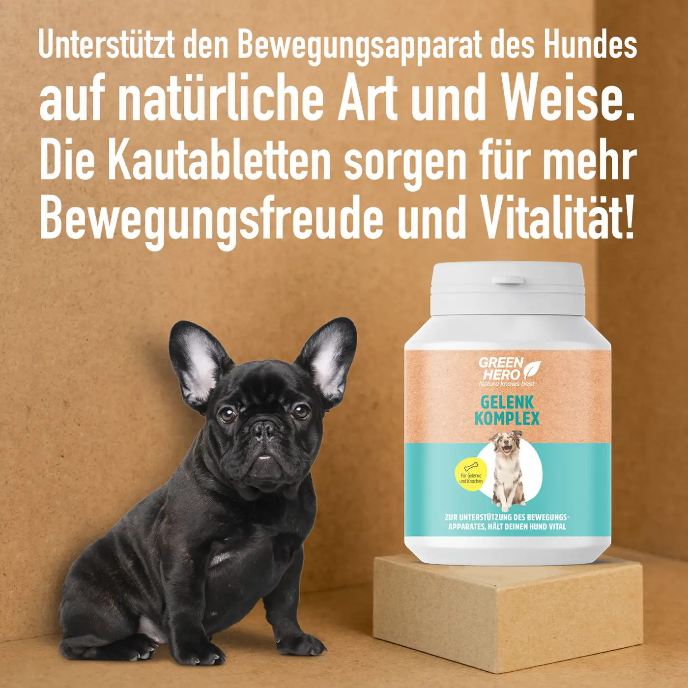 Gelenk-Komplex Gelenktabletten für Hunde mit Grünlippmuschel und Teufelskralle
