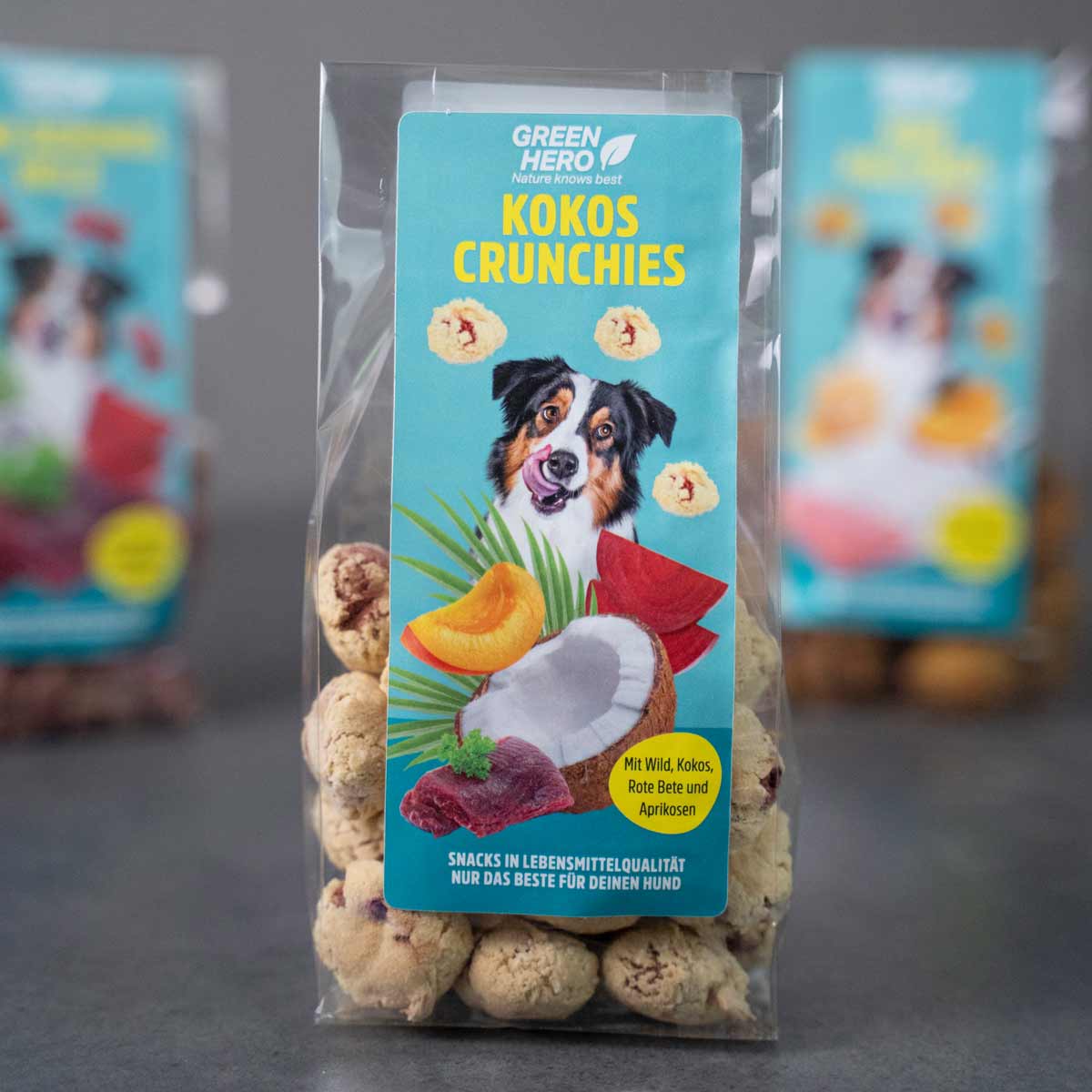 Green Hero Kokos Crunchies – natürlicher Hunde Leckerli Green Hero Kokos Crunchies – natürlicher Hunde Leckerli