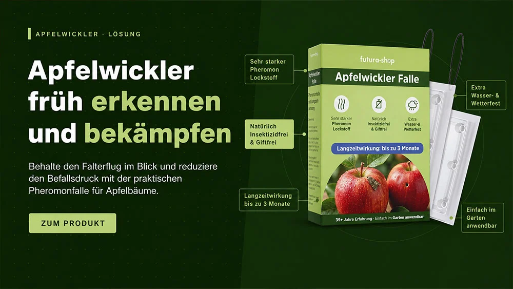 Apfelwickler Falle von Futura Shop zur Überwachung des Falterflugs
