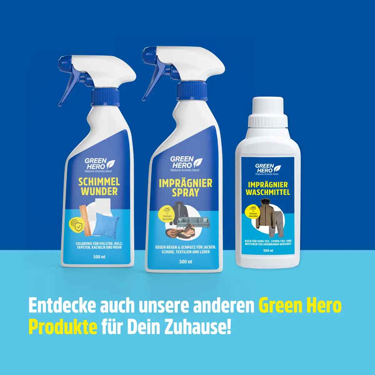 Green Hero Imprägnierspray für Textilien 500ml Green Hero Imprägnierspray für Textilien 500ml
