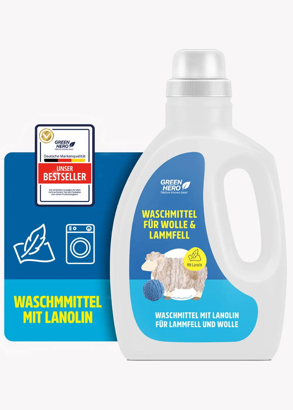 Wolle- & Lammfell-Waschmittel mit Lanolin 500 ml Wolle- & Lammfell-Waschmittel mit Lanolin 500 ml