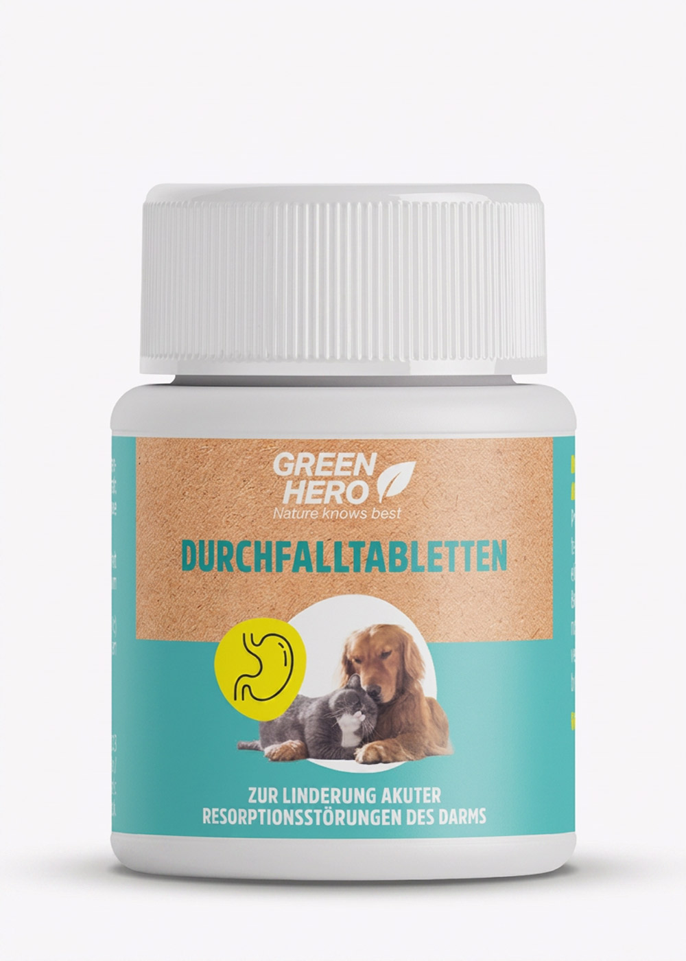 Durchfalltabletten für Hunde und Katzen | 60 Tabletten Durchfalltabletten für Hunde und Katzen | 60 Tabletten