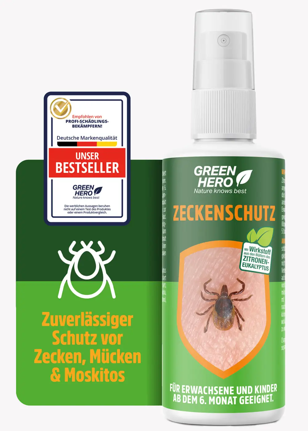 Zeckenspray zur Anwendung auf der Haut Zeckenspray zur Anwendung auf der Haut