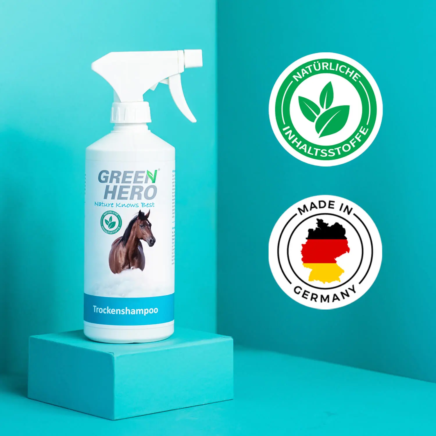 Trockenshampoo für Pferde