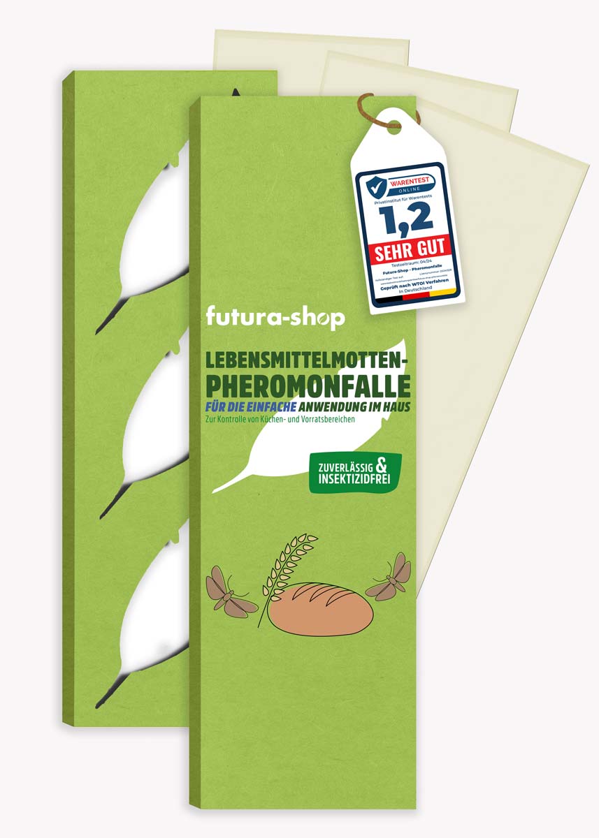 Lebensmittelmotte Pheromonfalle 3 Klebeflächen