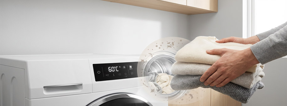 Kleidermotten? Waschen kann helfen! Kleidermotten? Waschen kann helfen!