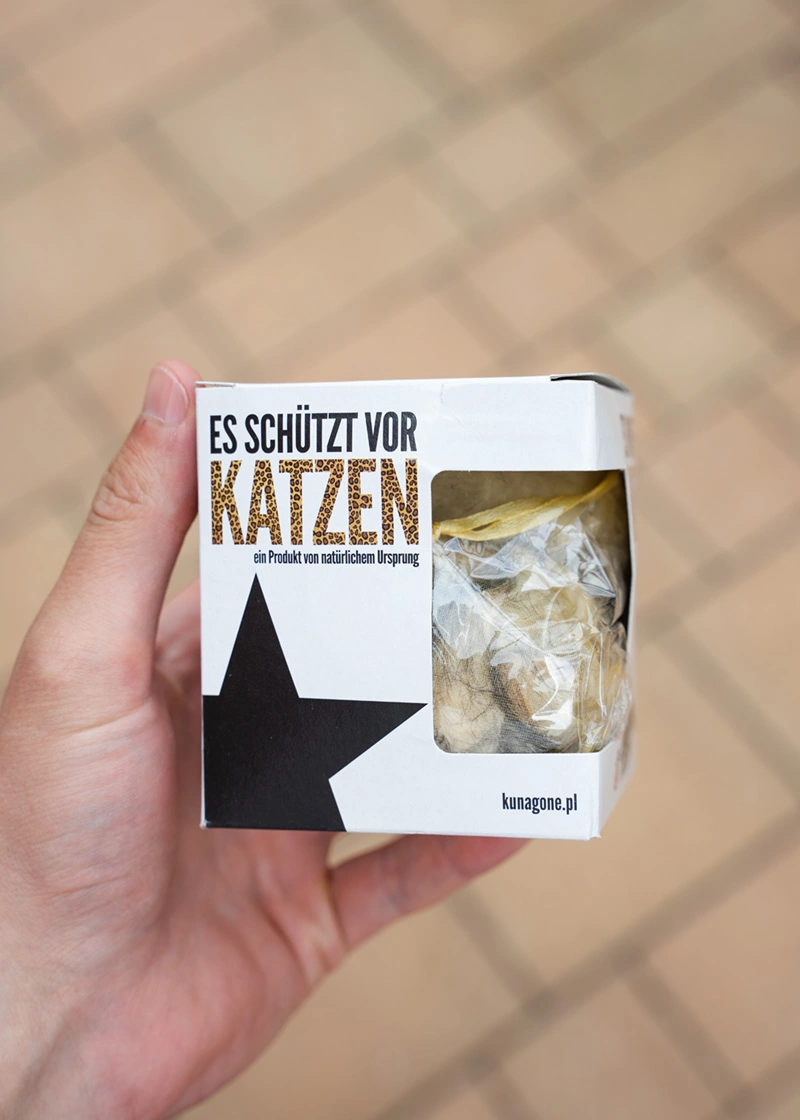 Katzenschreck hält Katzen fern