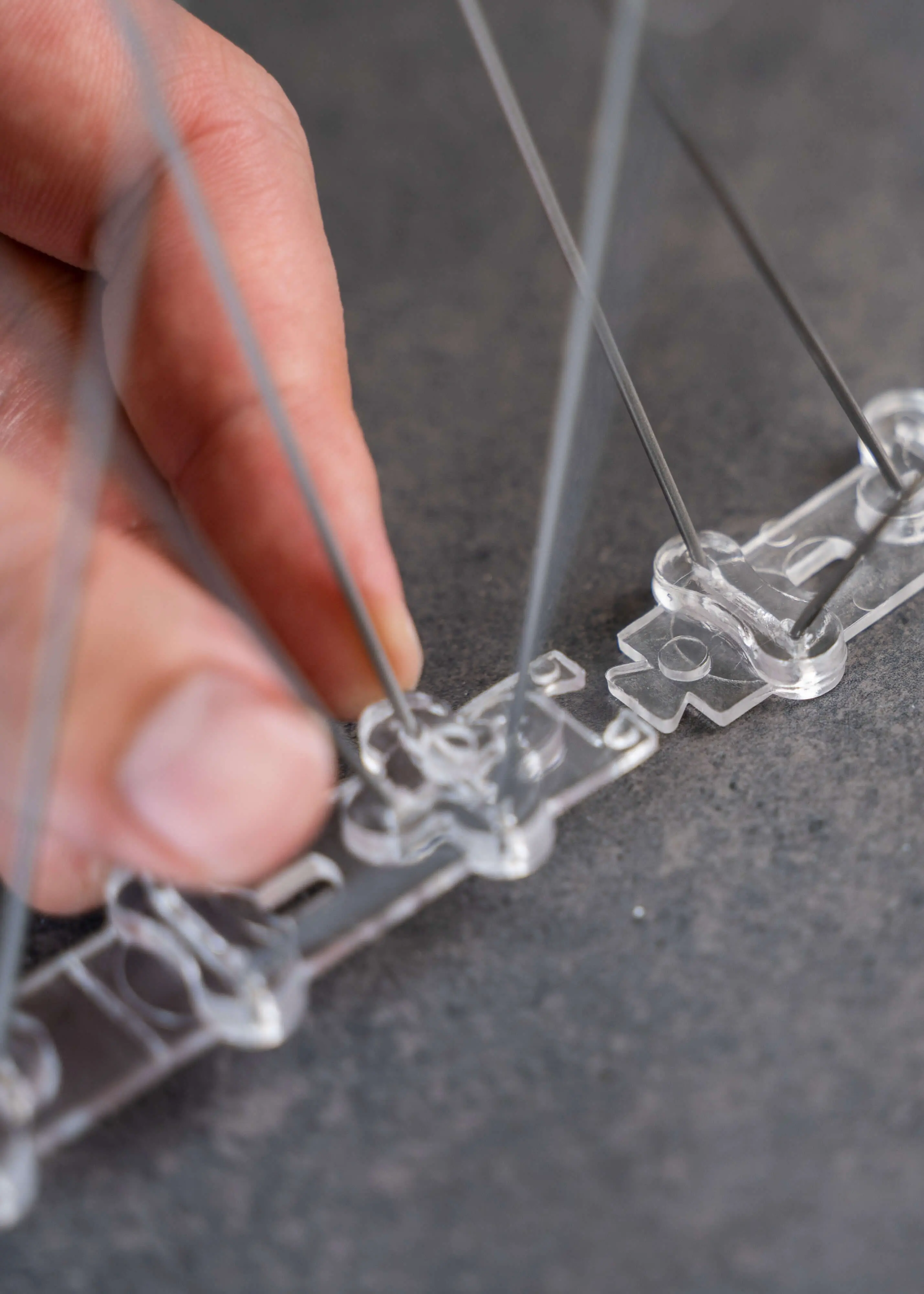 taubenabwehr Taubenabwehr Spikes | Polycarbonat | 1 Meter | 2 x 0,5 Meter