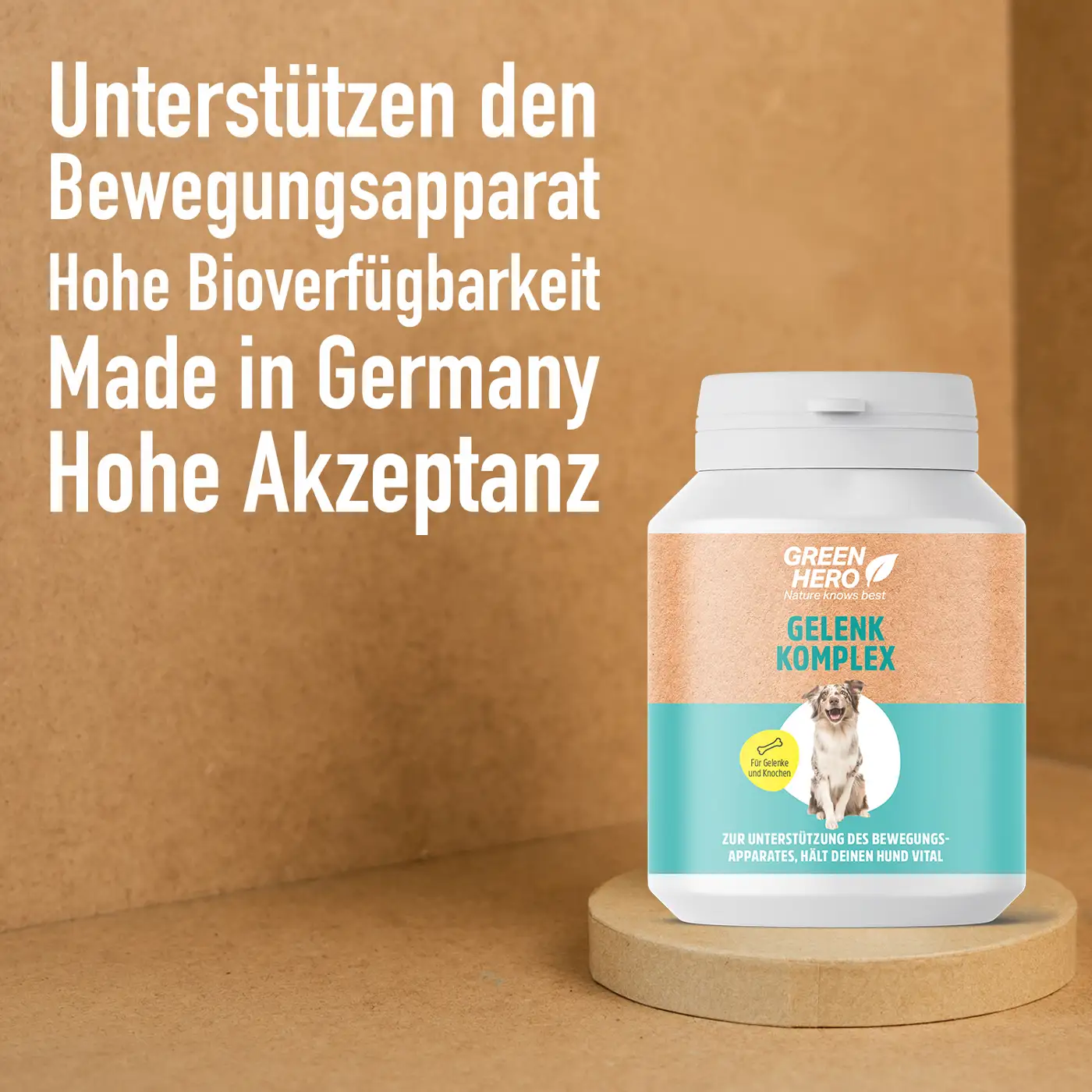 Gelenk-Komplex Gelenktabletten für Hunde mit Grünlippmuschel und Teufelskralle