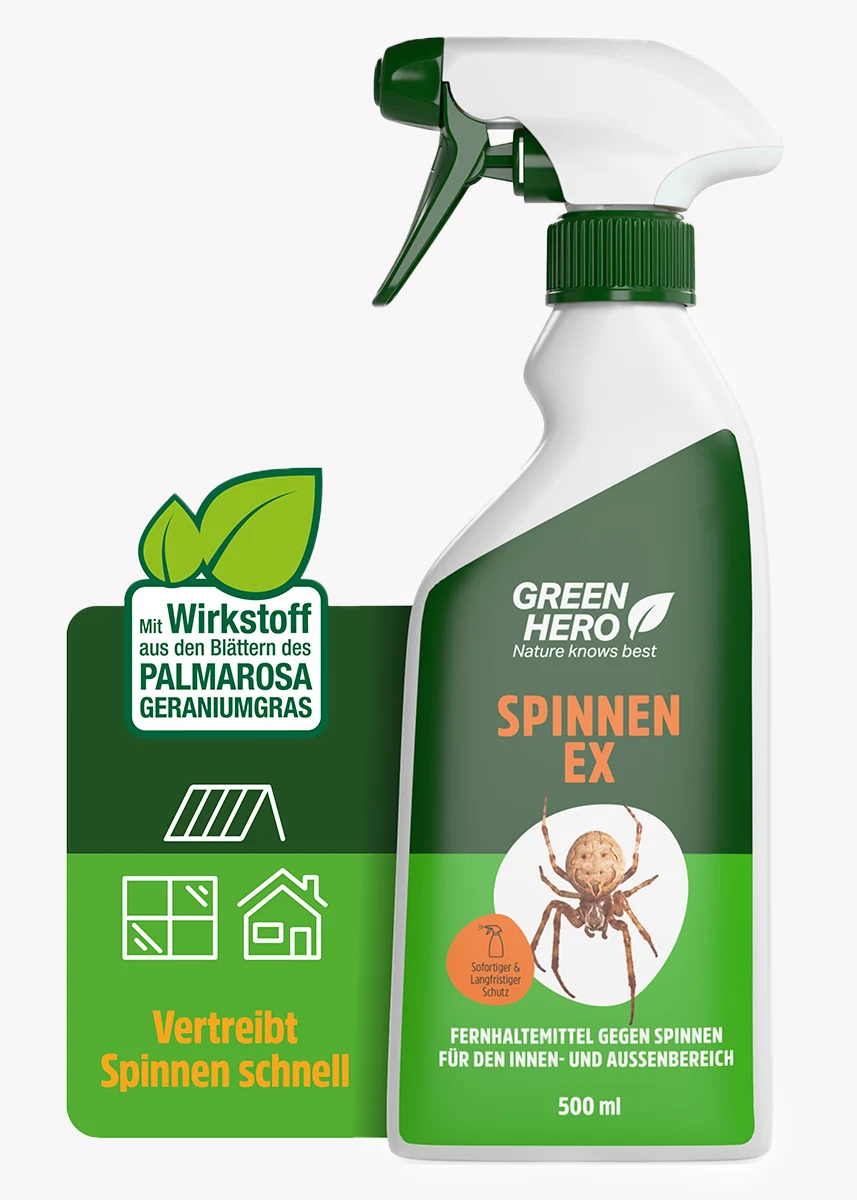 Spinnen-ex GreenHero® Spinnen-Ex Spray für Balkon, Terrasse und auf dem Boot