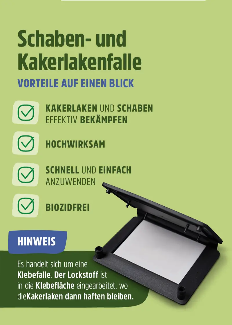 Schabenfalle | Kakerlakenfalle | Klebefalle Schaben Schabenfalle | Kakerlakenfalle | Klebefalle Schaben