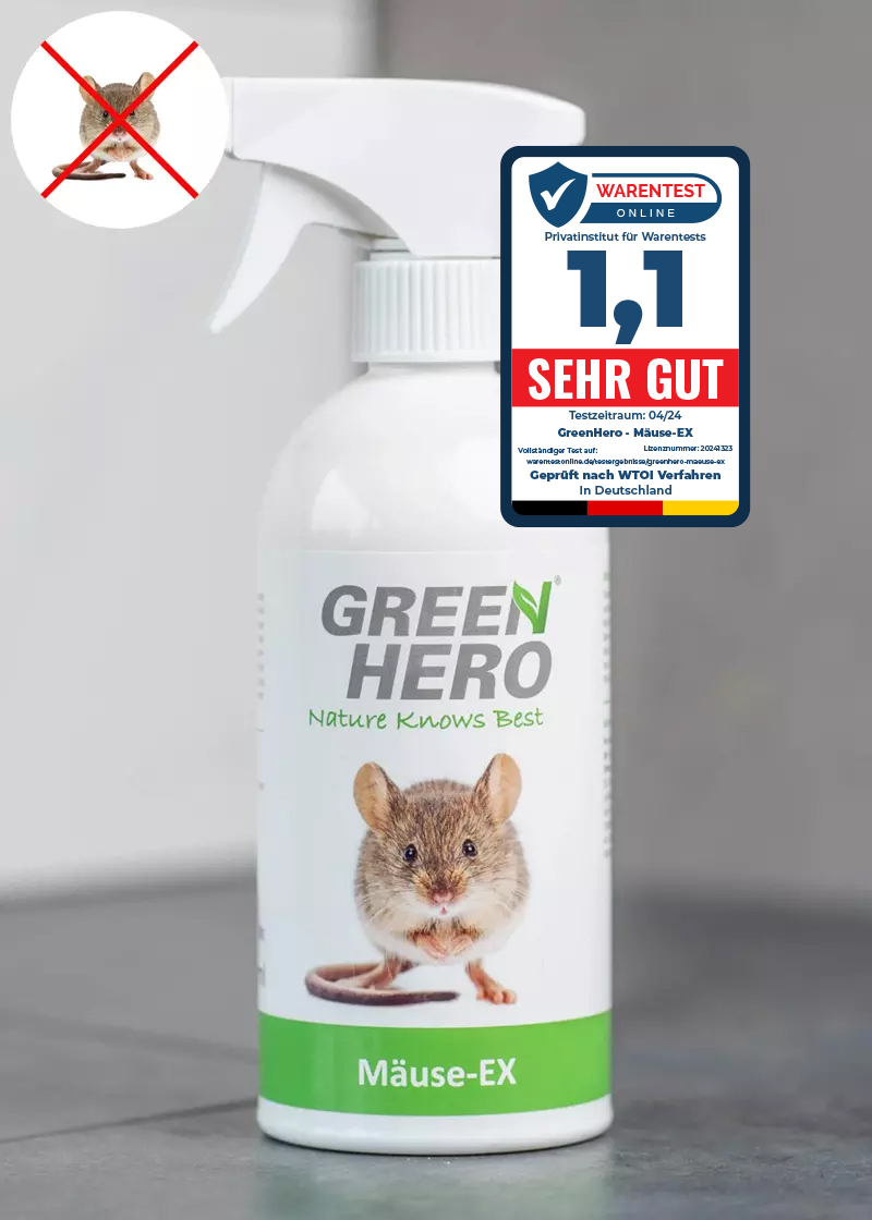 GreenHero® Mäuse-Ex Spray zur Mäuseabwehr