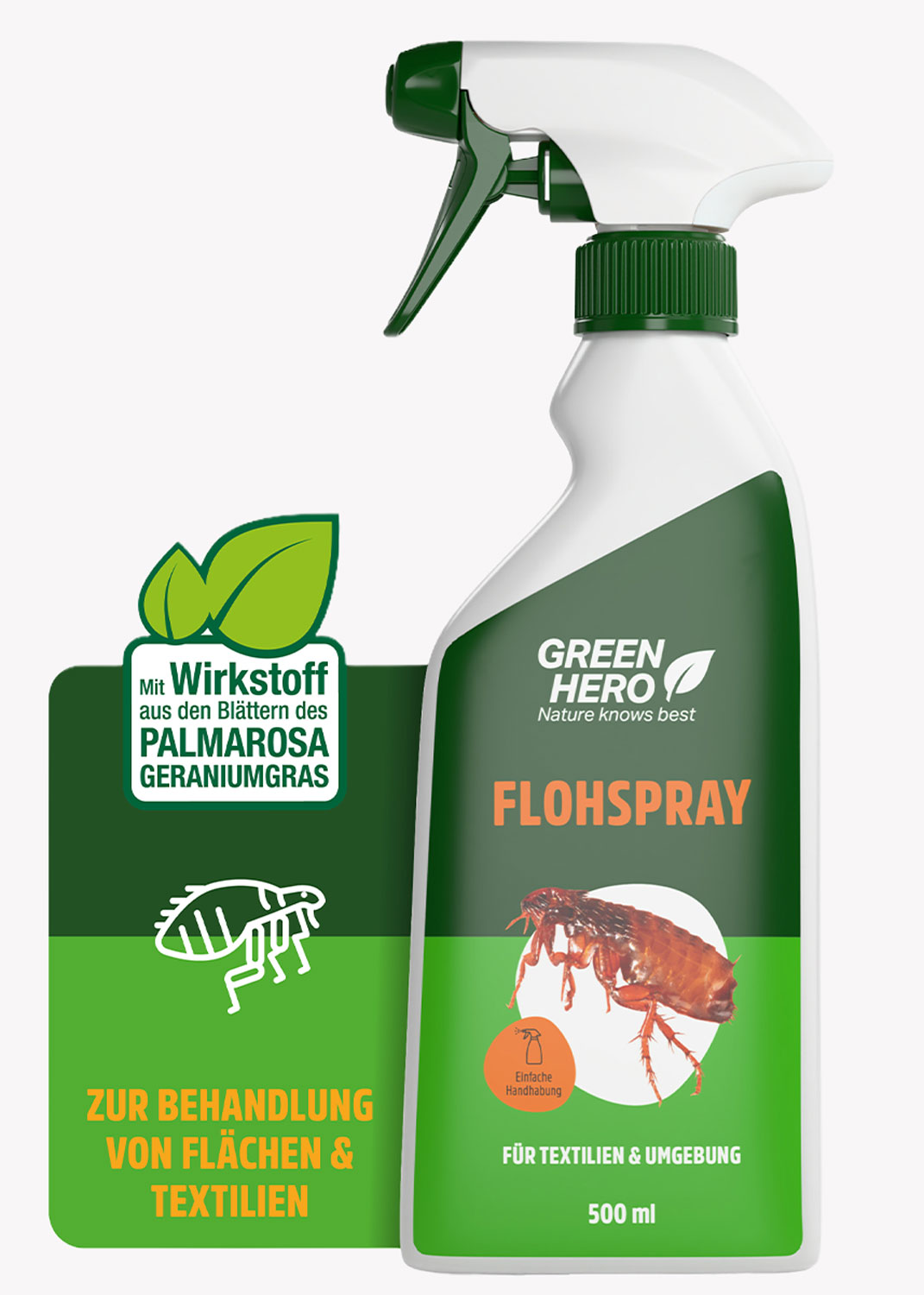 Flohspray für die Wohnung – 500 ml Umgebungsspray gegen Flöhe