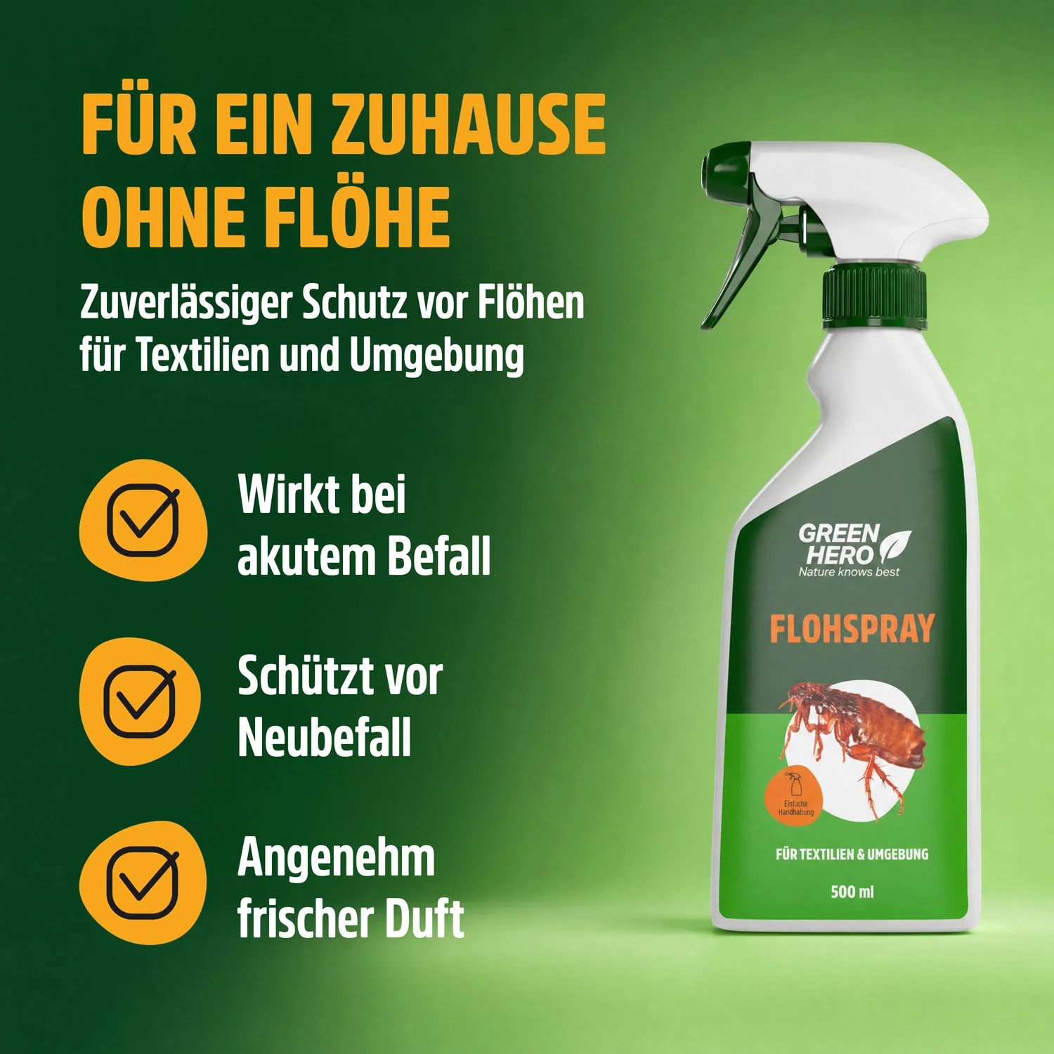 Flohspray für die Wohnung – 500 ml Umgebungsspray gegen Flöhe Flohspray für die Wohnung – 500 ml Umgebungsspray gegen Flöhe