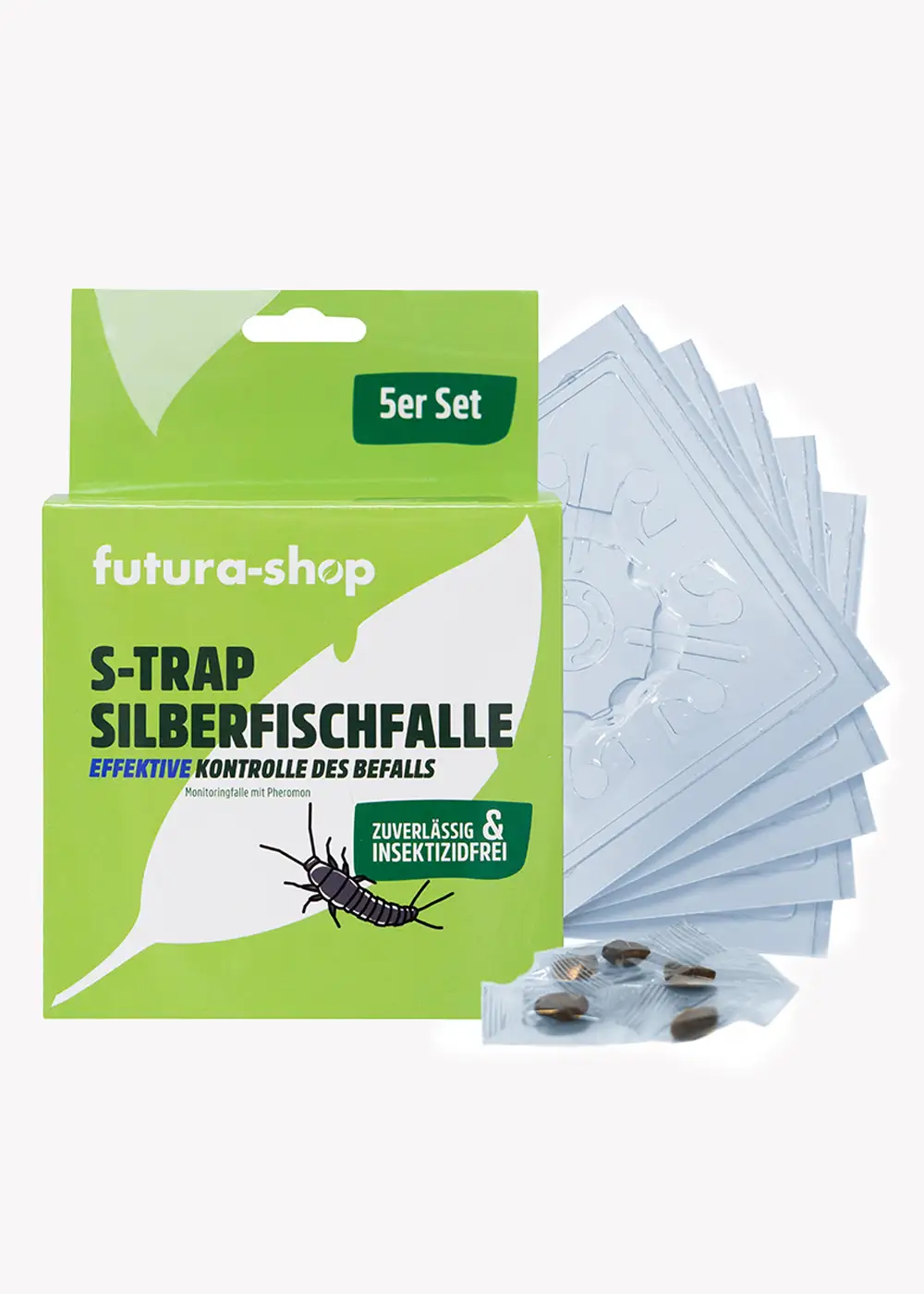 Silberfischfalle | Silberfischchen Falle | Silberfische fangen mit der S-Trap