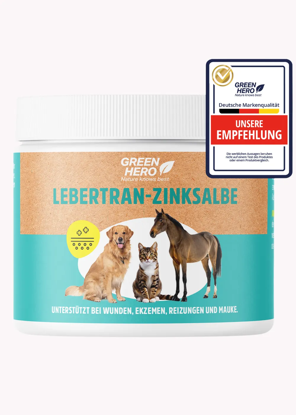 Lebertran-Zinksalbe pflegt die Haut bei Reizungen Lebertran-Zinksalbe pflegt die Haut bei Reizungen