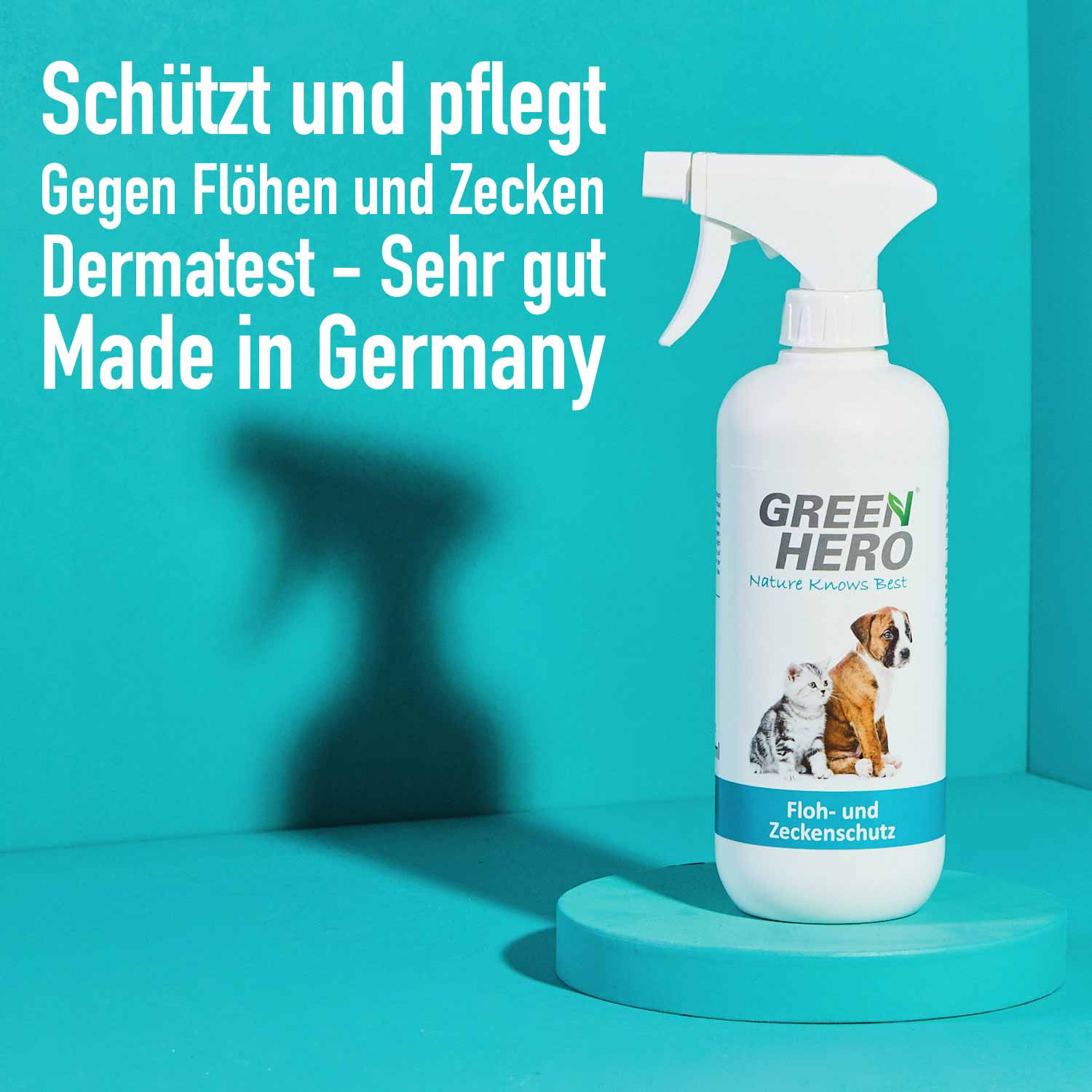 02_Green-Hero_Floh-und-Zeckenschutz_Benefits Floh- und Zeckenschutz für Hunde und Katzen