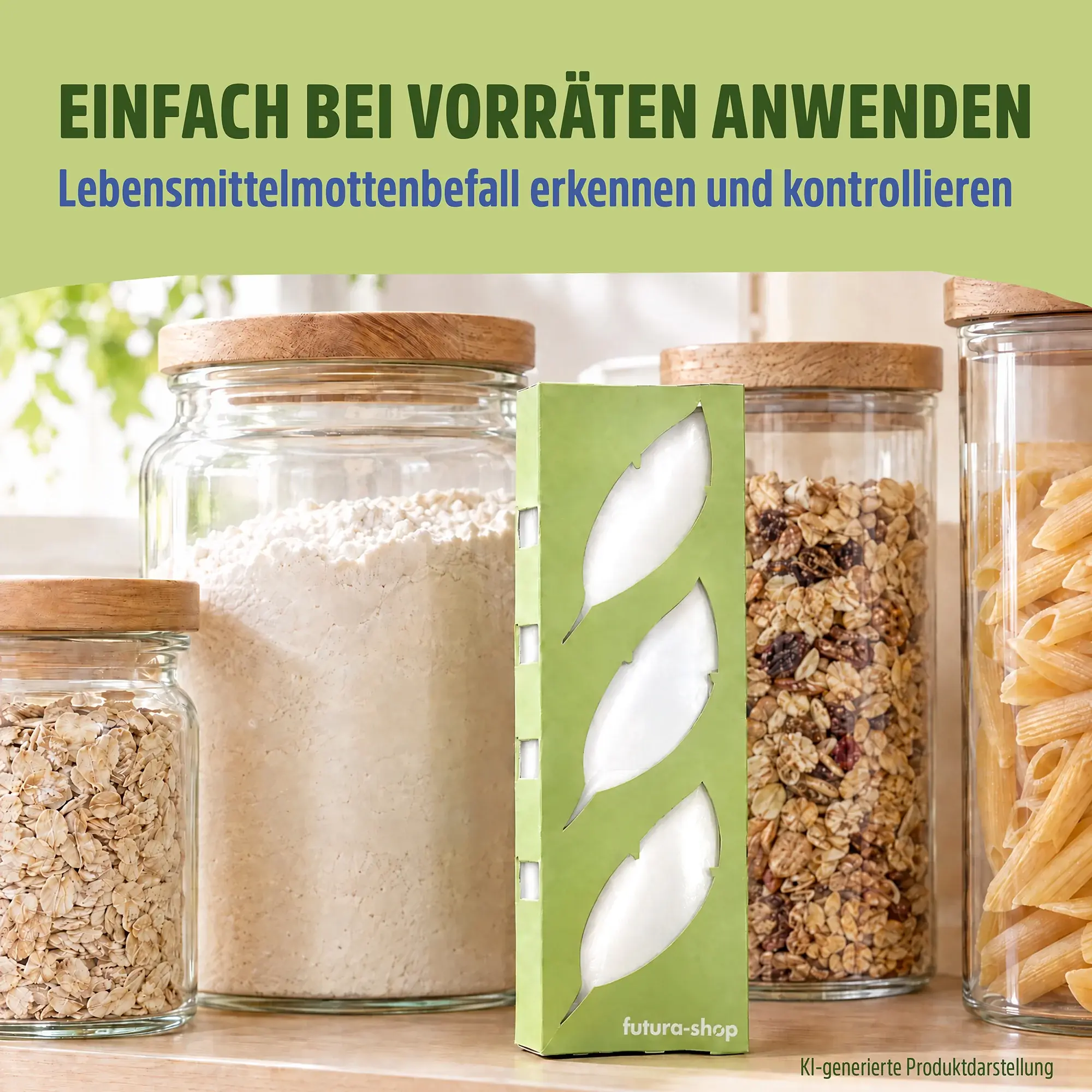 Lebensmittelmotte Pheromonfalle 3 Klebeflächen Lebensmittelmotte Pheromonfalle 3 Klebeflächen