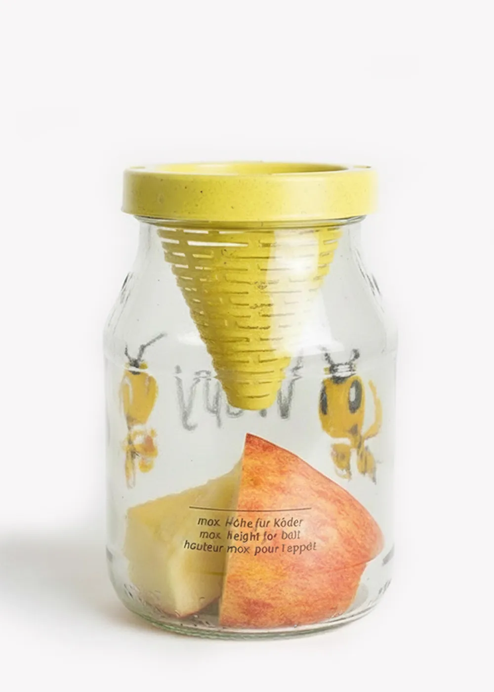 Natürliche Wespen Lebendfalle / Wespenfänger aus Glas Natürliche Wespen Lebendfalle / Wespenfänger aus Glas