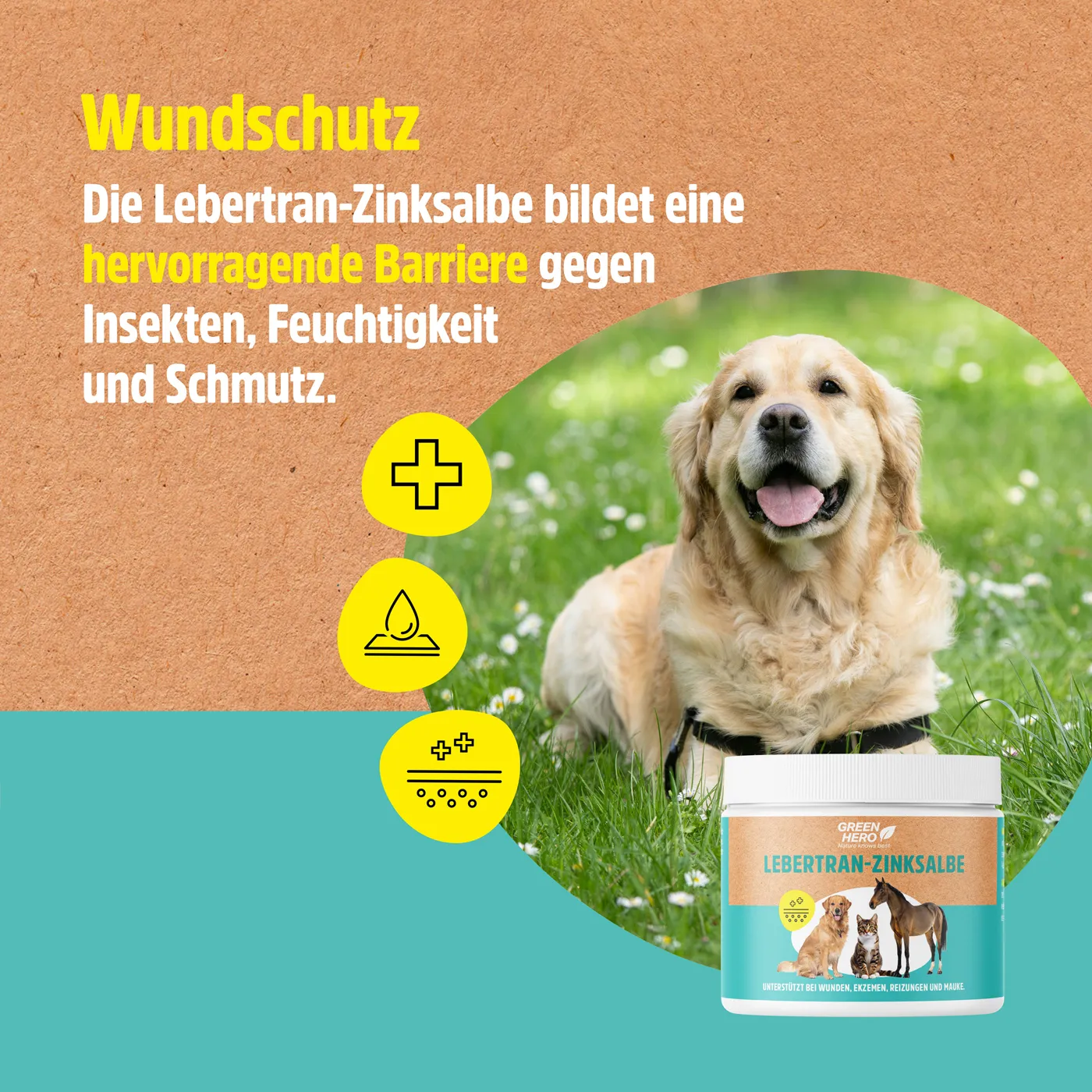 Lebertran-Zinksalbe pflegt die Haut bei Reizungen Lebertran-Zinksalbe pflegt die Haut bei Reizungen