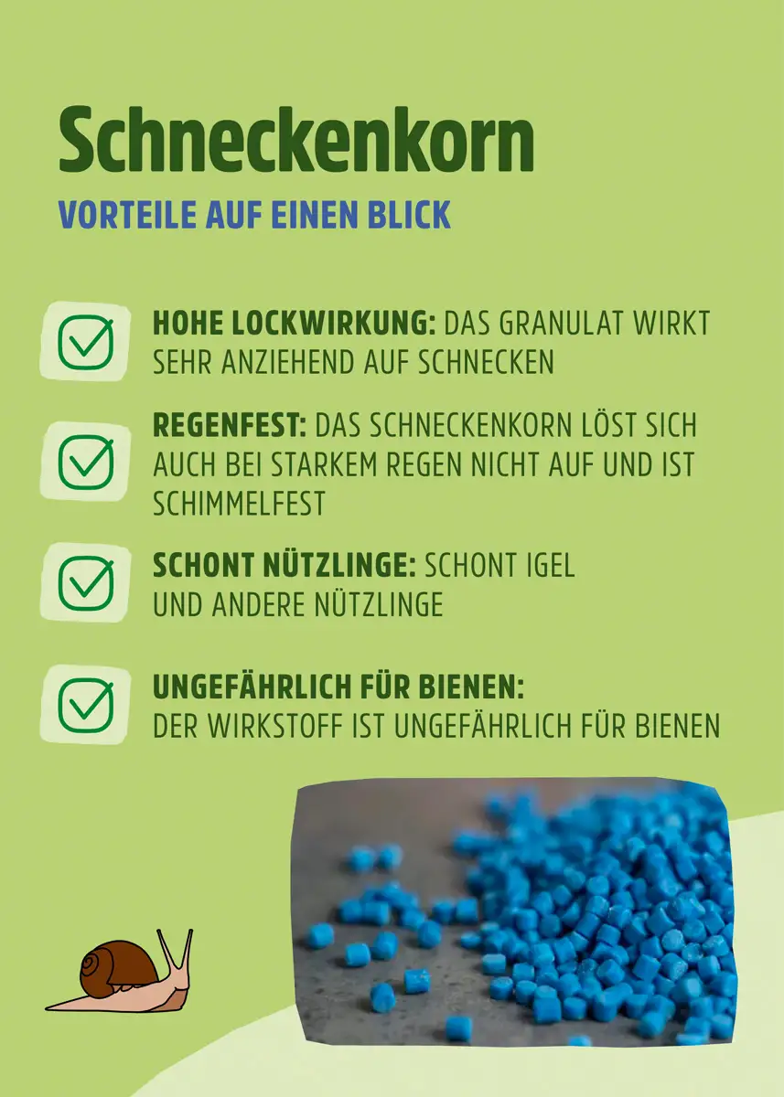 Schneckenkorn Blau | gegen Nacktschnecken Schneckenkorn Blau | gegen Nacktschnecken