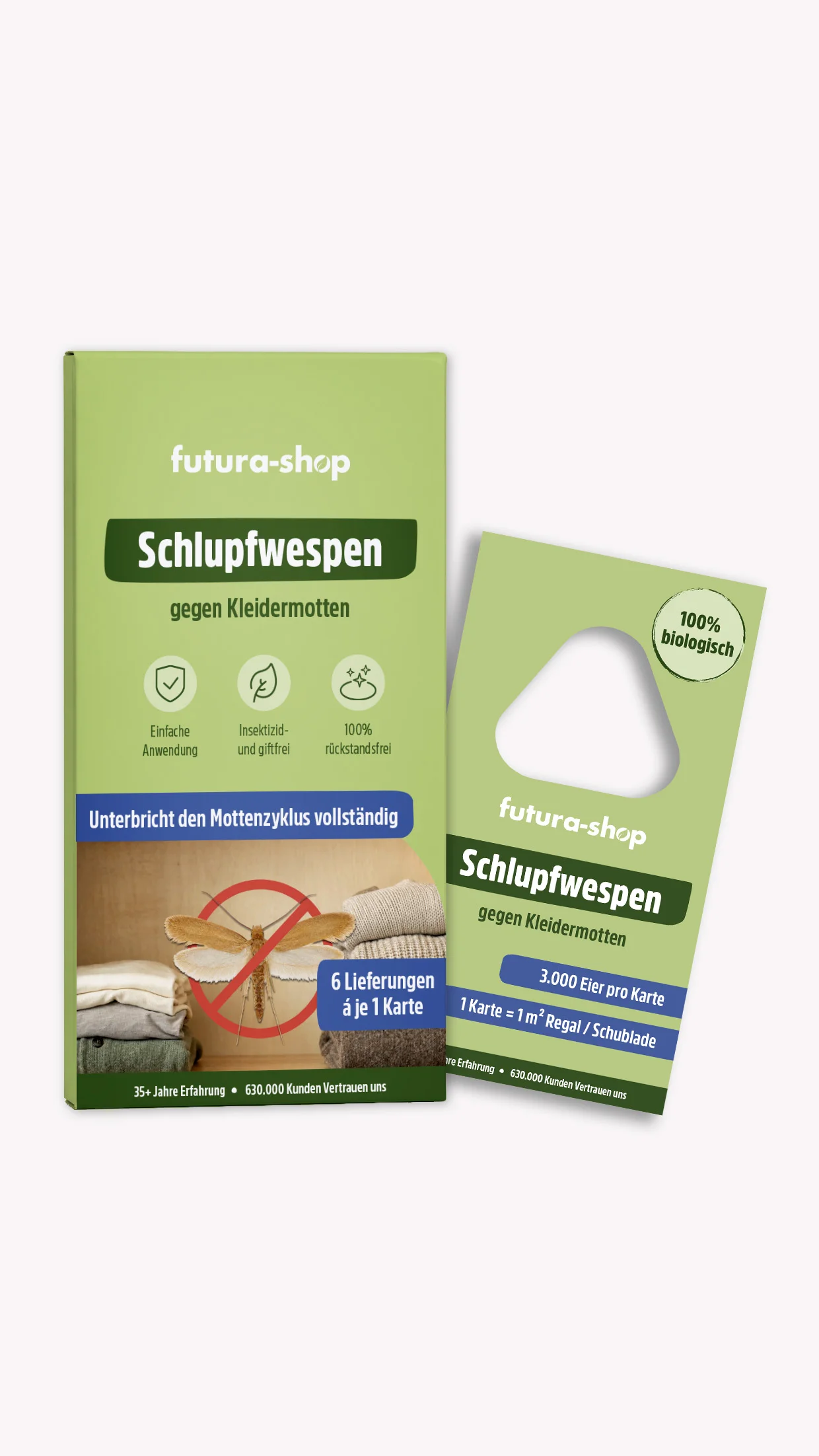 Schlupfwespen gegen Kleidermotten Schlupfwespen gegen Kleidermotten