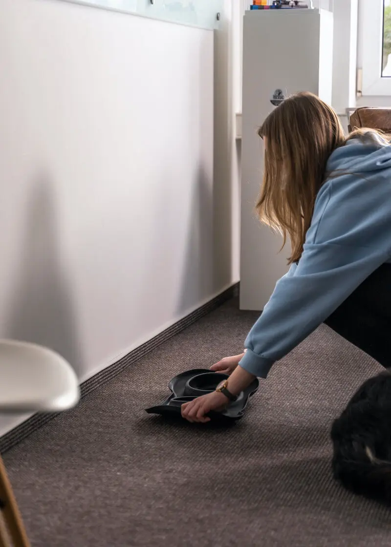 greenhero_futter_trinknapf_anwendung_06 Futter- und Trinknapf mit Silikonmatte