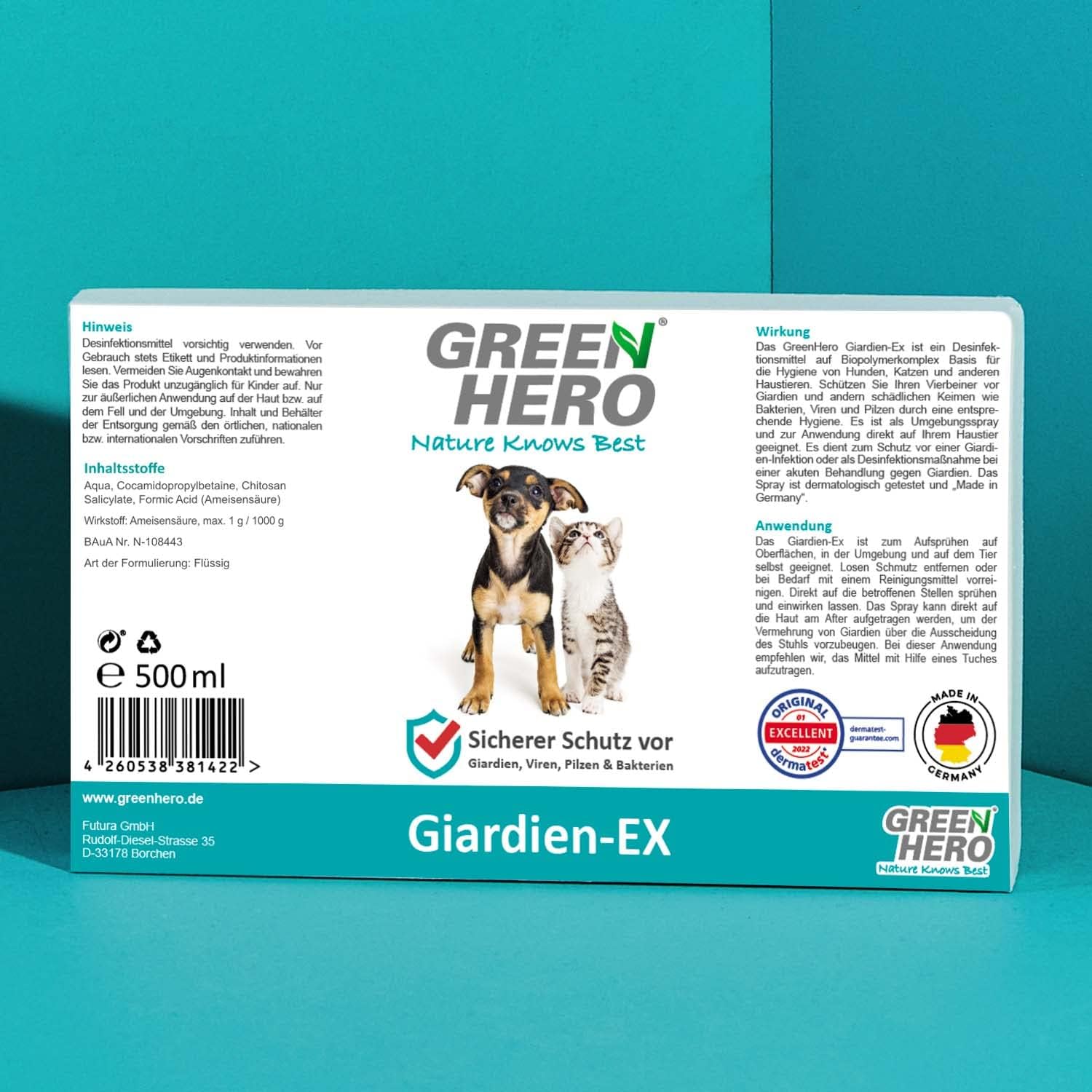 Giardien-Ex Spray gegen Giardien, Bakterien, Viren und Pilze Giardien-Ex Spray gegen Giardien, Bakterien, Viren und Pilze