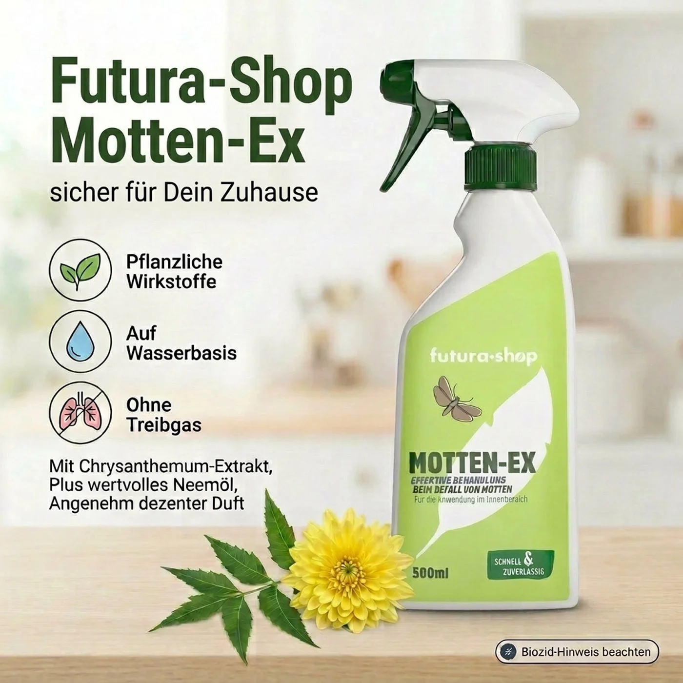 Motten-Ex Spray zur Mottenabwehr