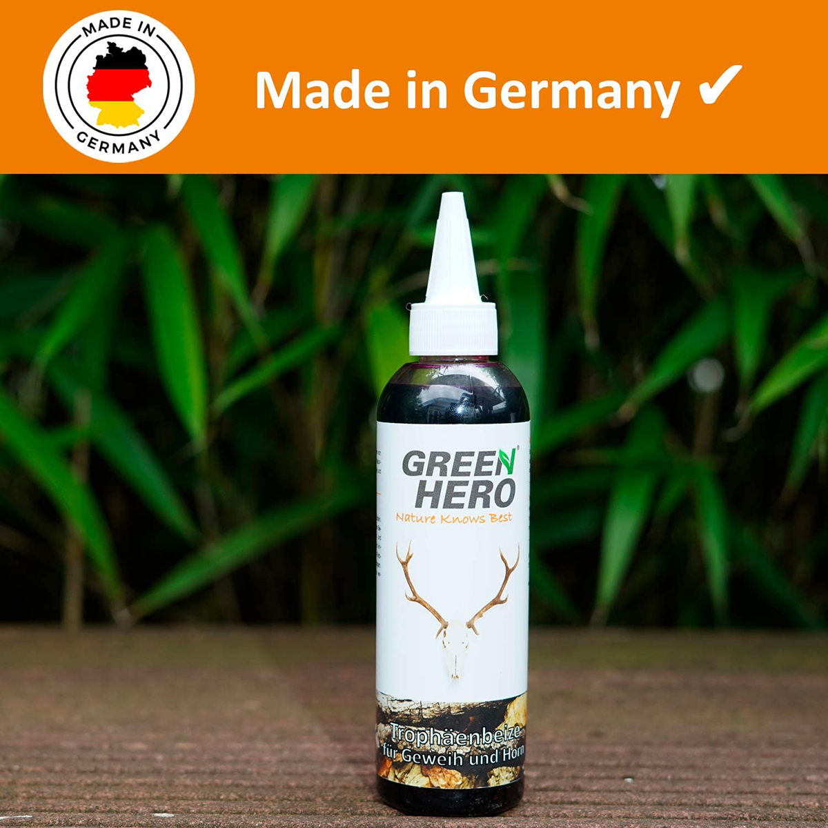 Green-Hero_Trophaehenbeize_MIG Green Hero Trophäenbeize Made in Germany