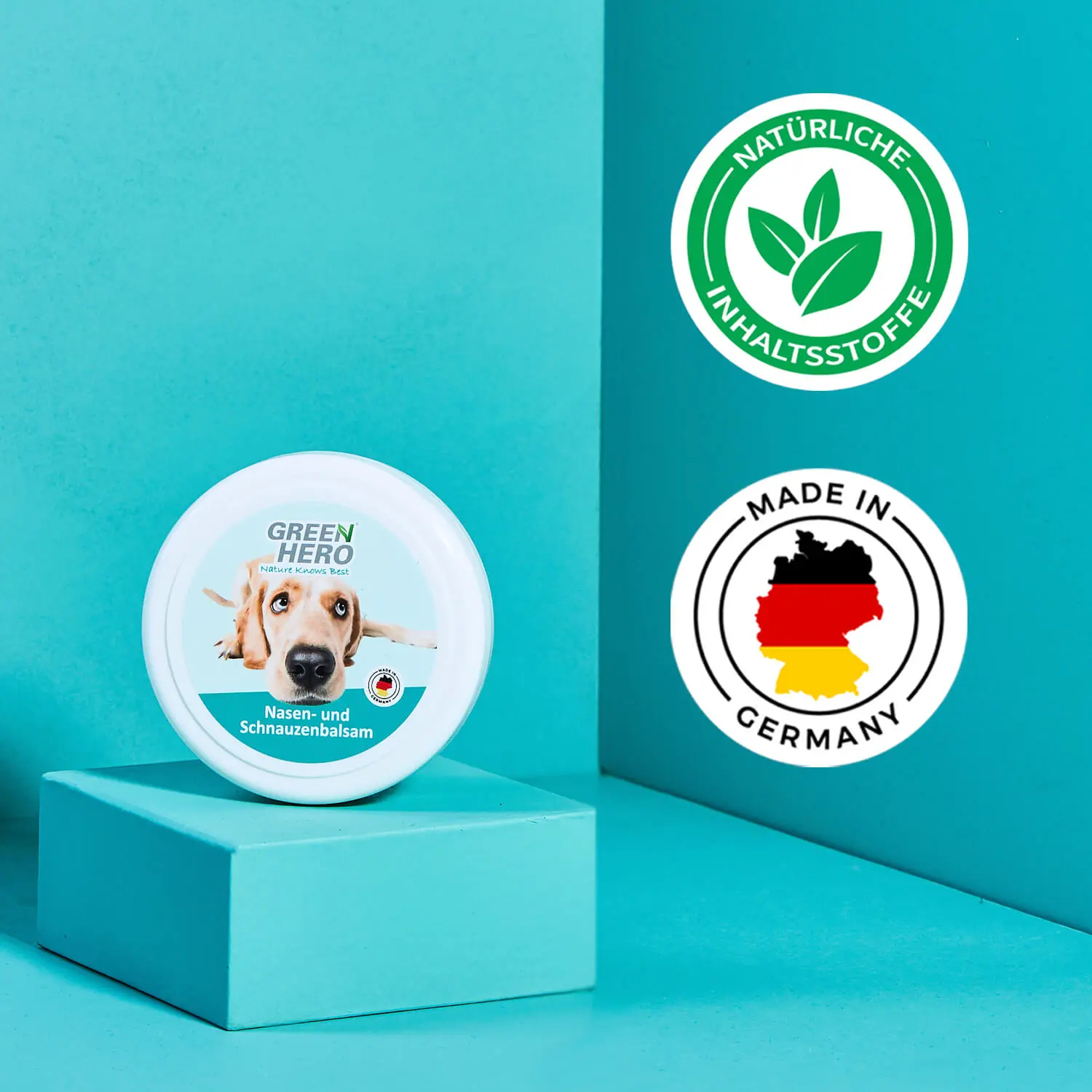 03_Green-Hero_Nasen-und-Schnauzenbalsam_Dermatest_MIG Nasen- und Schnauzenbalsam für Hunde