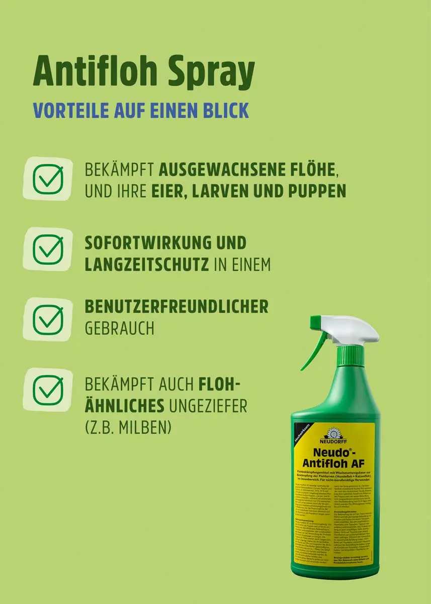 Anti-Flohspray, 1 Liter zur Flohbekämpfung Anti-Flohspray, 1 Liter zur Flohbekämpfung