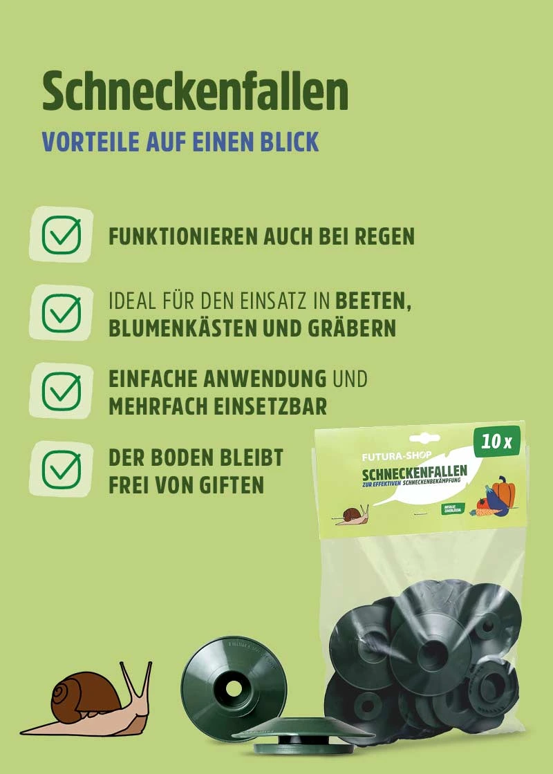 Schneckenfalle | 10 Stück Schneckenfalle | 10 Stück
