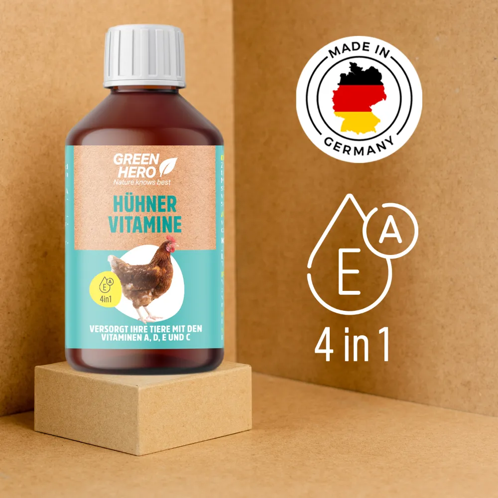 Hühner Vitamine | unterstützt Wachstum und Schalenbildung Hühner Vitamine | unterstützt Wachstum und Schalenbildung