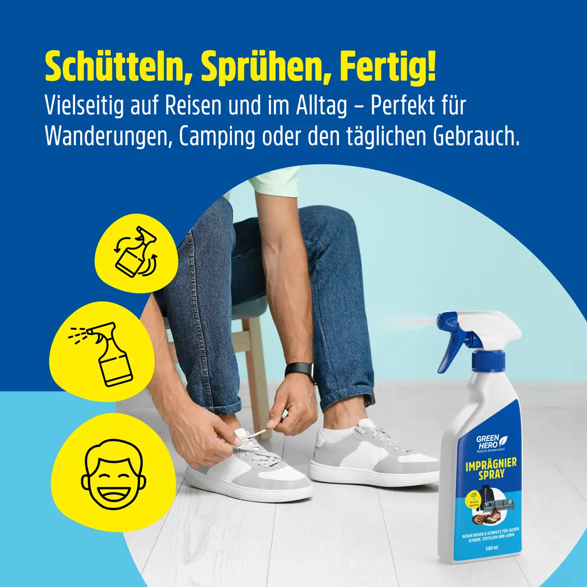 Green Hero Imprägnierspray für Textilien 500ml Green Hero Imprägnierspray für Textilien 500ml