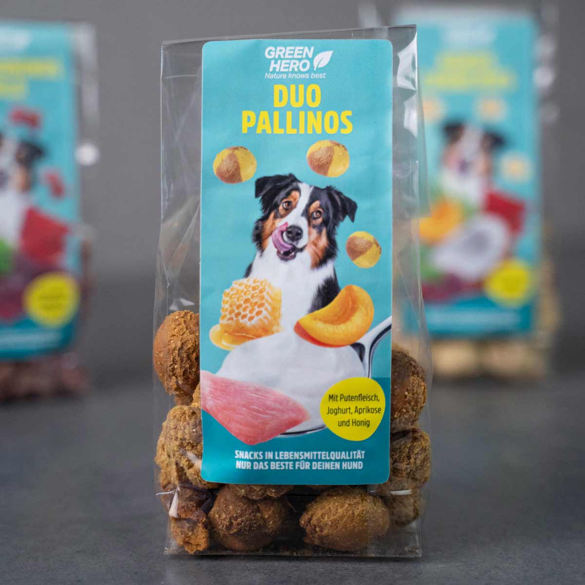 Green Hero Duo Pallinos Joghurt – natürlicher Hunde Leckerli Green Hero Duo Pallinos Joghurt – natürlicher Hunde Leckerli