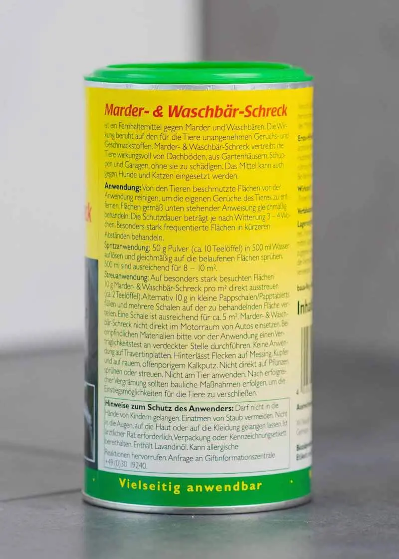 marder_waschbaer_schreck Marder- und Waschbär-Schreck