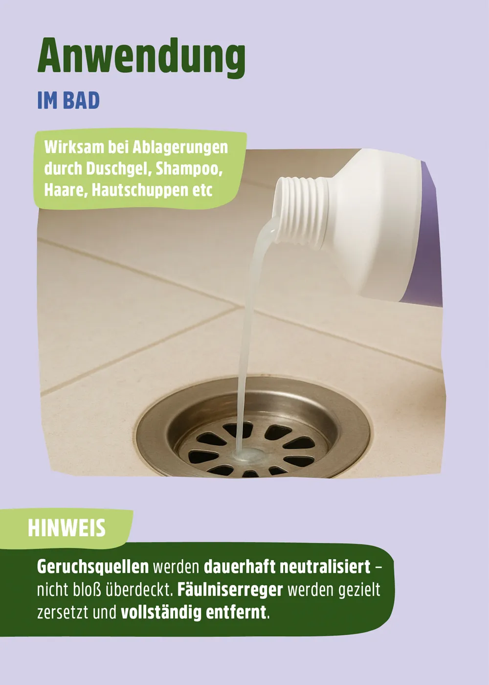 Mikrobiologischer Abflussreiniger | Rohrreiniger | 500 ml Mikrobiologischer Abflussreiniger | Rohrreiniger | 500 ml