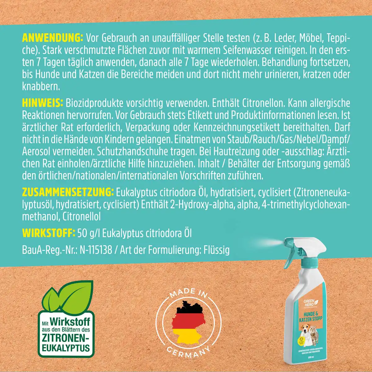 Katzenschreck & Hundeschreck | Fernhaltespray Katzenschreck & Hundeschreck | Fernhaltespray