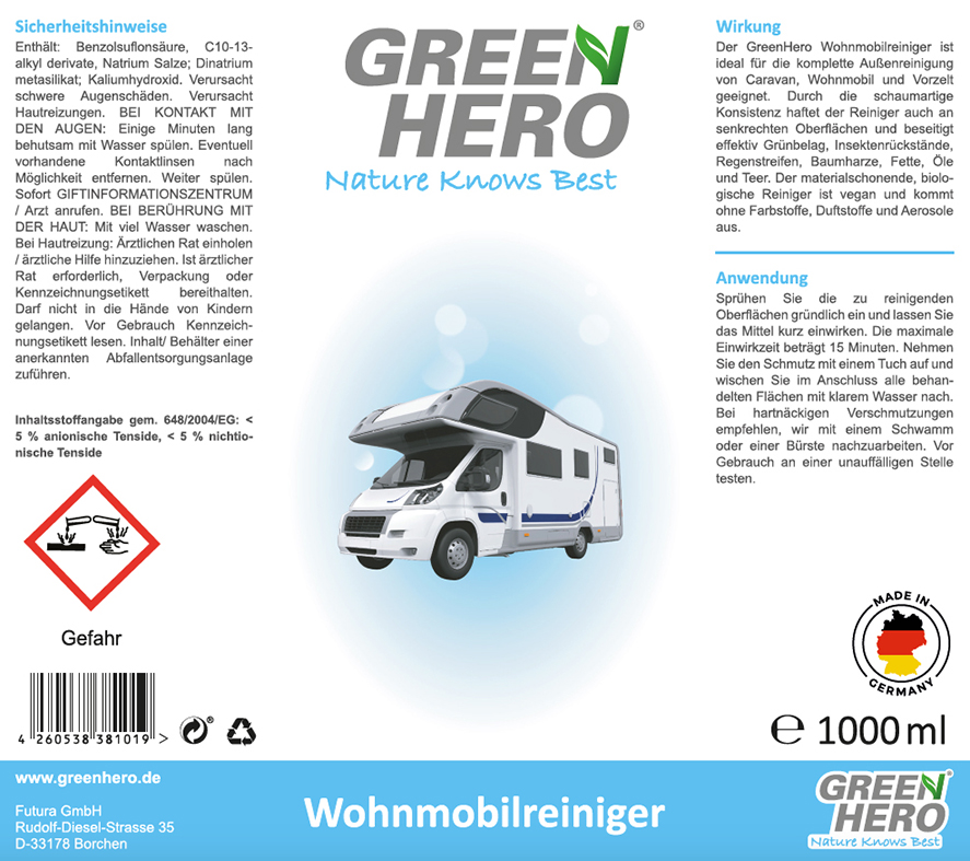 Green-Hero_Wohnmobilreiniger_Etikett Green Hero Wohnmobilreiniger und Caravan Reiniger