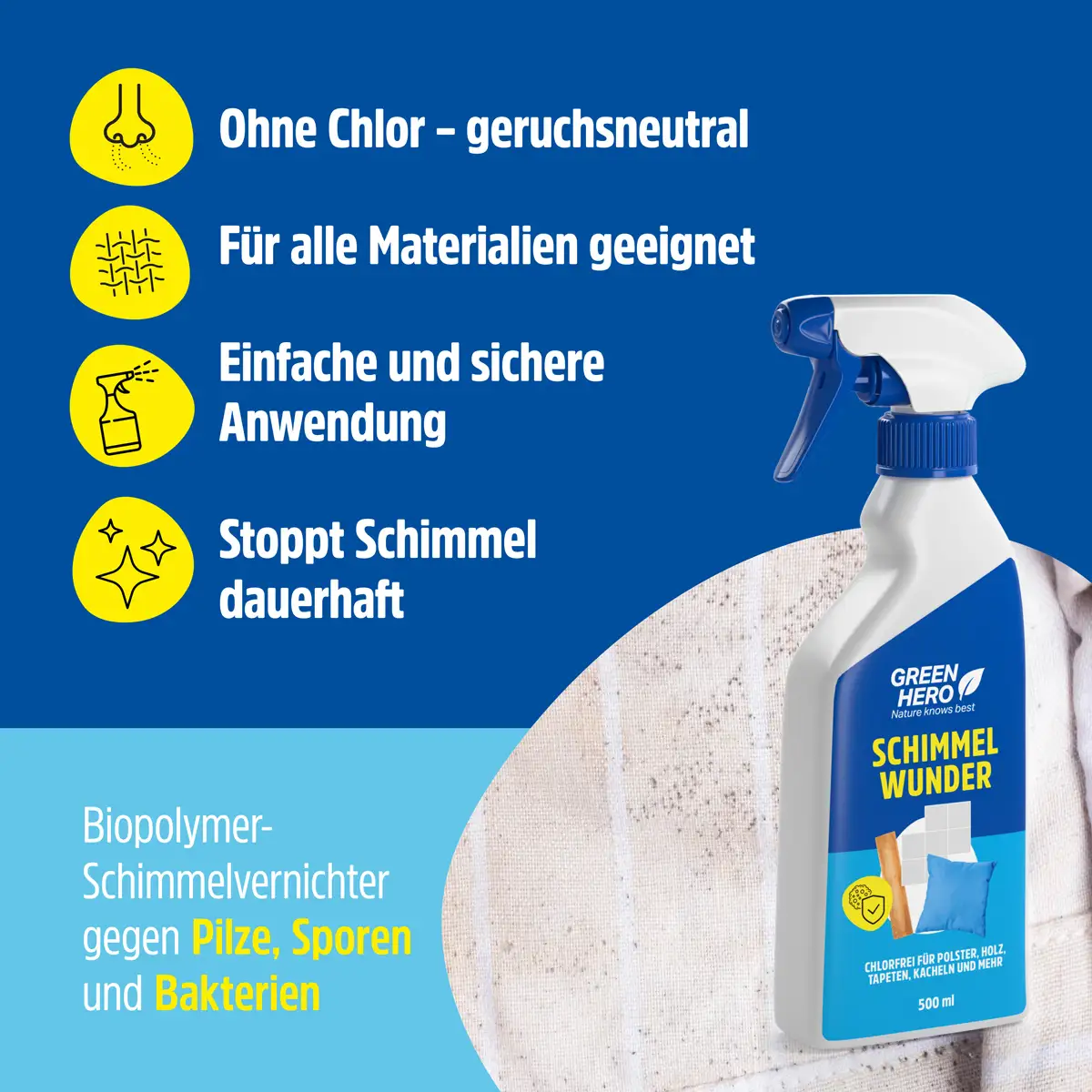 GreenHero Schimmelwunder, 500 ml GreenHero Schimmelwunder, 500 ml