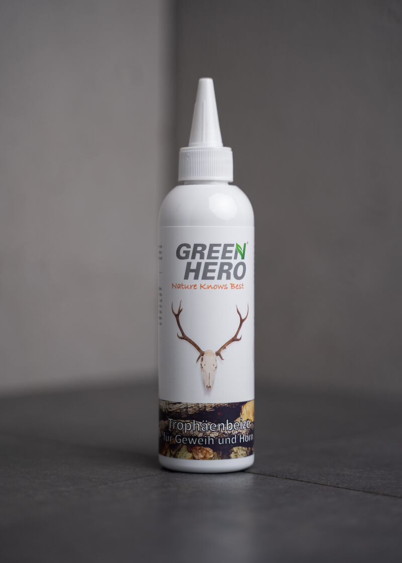 GreenHero Trophäenbeize für Geweih-Trophäen aller Art