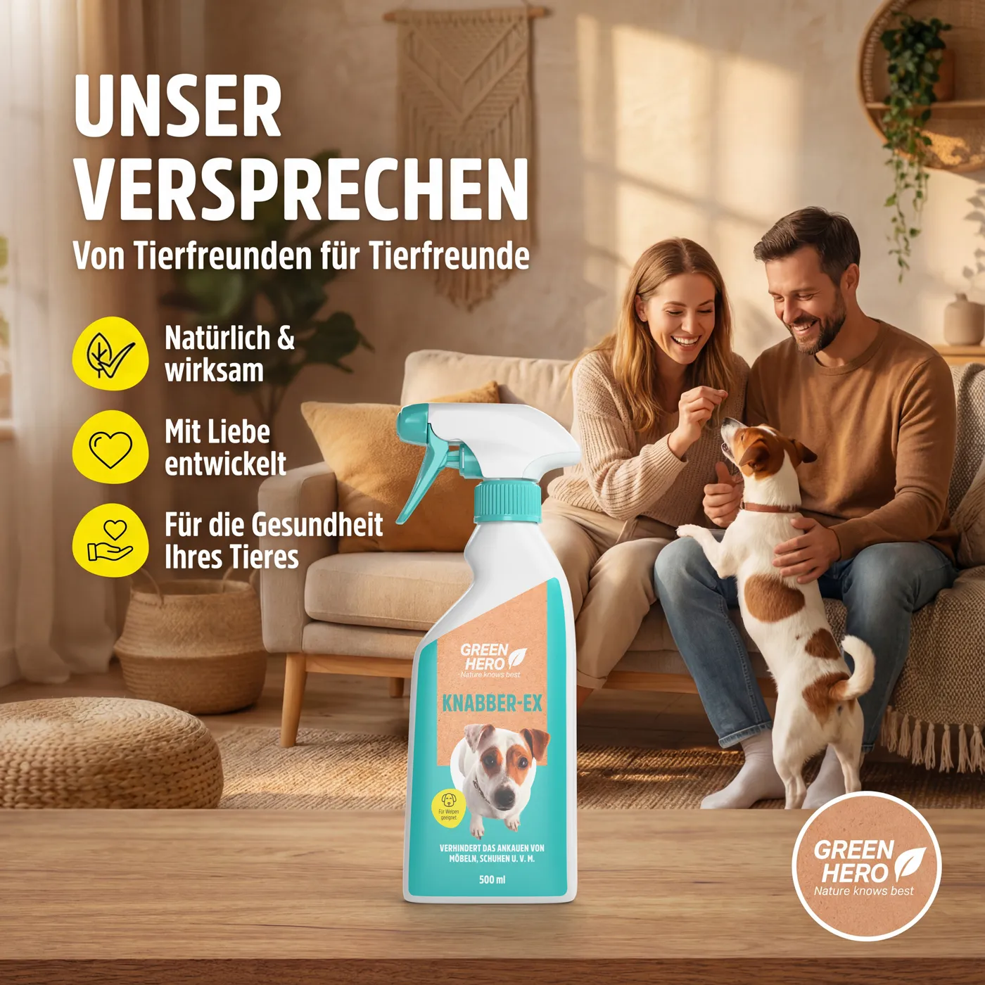 Knabber-Ex um Kauen und Knabbern abzutrainieren