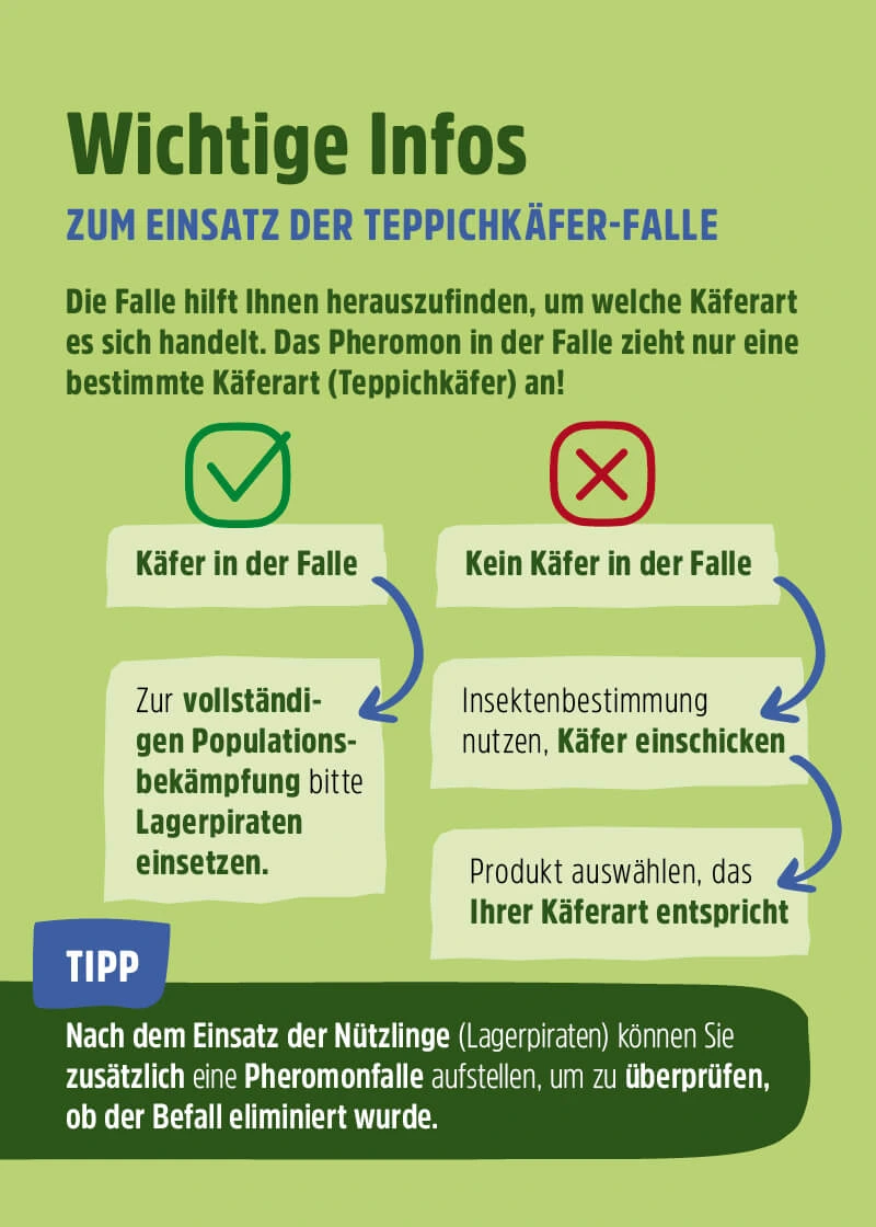 Teppichkäfer Pheromonfalle Teppichkäfer Pheromonfalle