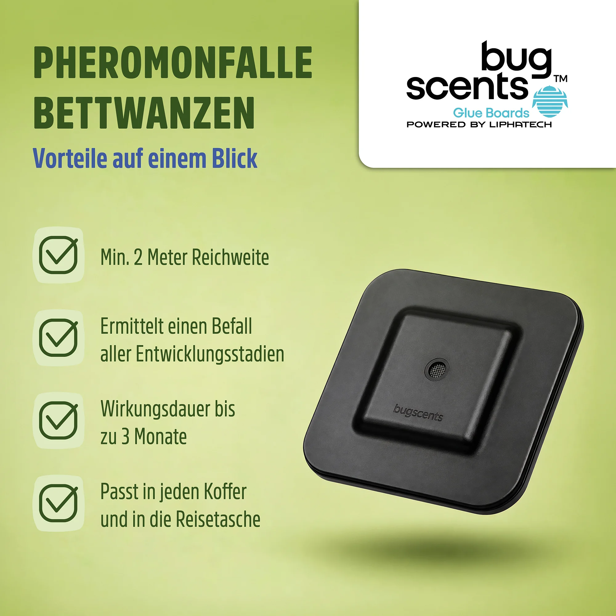 Bettwanzen Falle mit Lockstoff Bettwanzen Falle mit Lockstoff