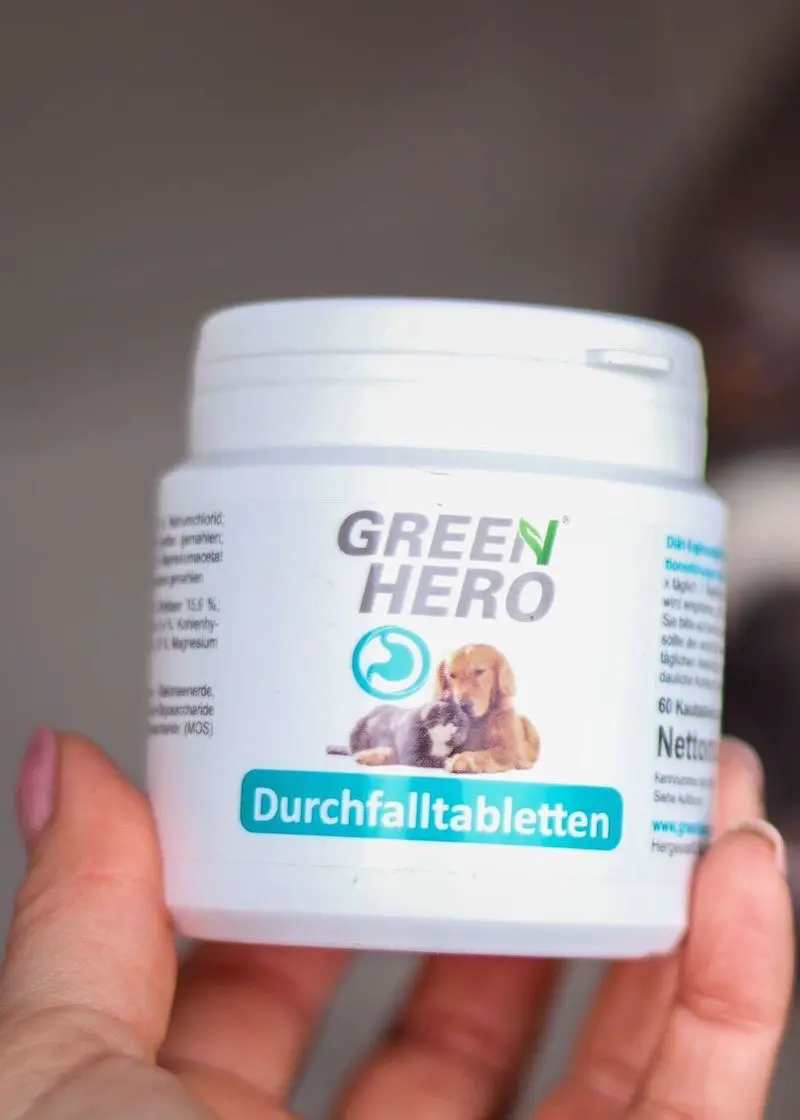 Durchfalltabletten für Hunde und Katzen | 60 Tabletten