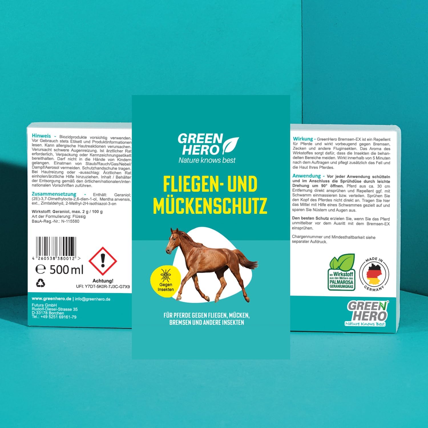 Bremsen-Ex schützt das Pferd vor Insekten Bremsen-Ex schützt das Pferd vor Insekten